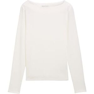 TOM TAILOR Denim dam långärmad T-shirt, 10332 – Benvit, XL TOM TAILOR Denim dam långärmad T-shirt, 10332 – Benvit, XL