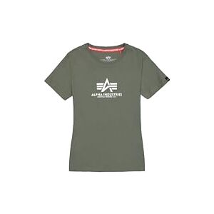 Alpha Industries New Basic T-Shirt För Damer Dark Olive Alpha Industries New Basic T-Shirt För Damer Dark Olive