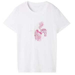 TOM TAILOR T-shirt för kvinnor, 10315 viskande vit, M TOM TAILOR T-shirt för kvinnor, 10315 viskande vit, M