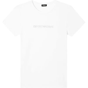 Giorgio Armani Essential Cotton Crew Neck T-shirt för kvinnor, vit, XS, normal, Vitt, XS Giorgio Armani Essential Cotton Crew Neck T-shirt för kvinnor, vit, XS, normal, Vitt, XS
