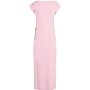 Tommy Hilfiger dam knut båt-NK MIDI KLÄNNING SS WW0WW45159, rosa, XL, Rosa (klassisk rosa), XL Tommy Hilfiger dam knut båt-NK MIDI KLÄNNING SS WW0WW45159, rosa, XL, Rosa (klassisk rosa), XL