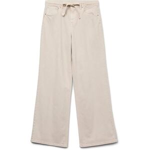 VERO MODA Vmkarlie Mr Ecru bälte DNM jeans, ecru, 26W x 32L VERO MODA Vmkarlie Mr Ecru bälte DNM jeans, ecru, 26W x 32L