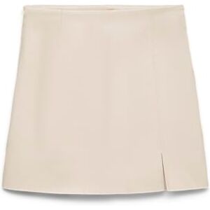 VERO MODA dam Vmnelly Hr Short Pl Skirt Noos, Moonbeam, S VERO MODA dam Vmnelly Hr Short Pl Skirt Noos, Moonbeam, S