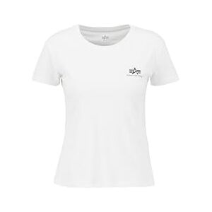 Alpha Industries Basic T Small Logo för kvinnor, White, XL Alpha Industries Basic T Small Logo för kvinnor, White, XL