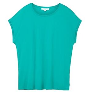 TOM TAILOR Denim dam lös passform basic T-shirt av viskos, 35363 – ljusgrön, M TOM TAILOR Denim dam lös passform basic T-shirt av viskos, 35363 – ljusgrön, M