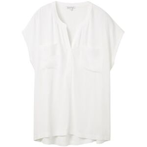 TOM TAILOR T-shirt för kvinnor, 10315 viskande vit, M TOM TAILOR T-shirt för kvinnor, 10315 viskande vit, M