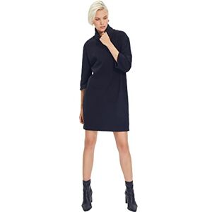 Trendyol Kvinnors svart Thessalonic stickad Casual Dress, M Trendyol Kvinnors svart Thessalonic stickad Casual Dress, M