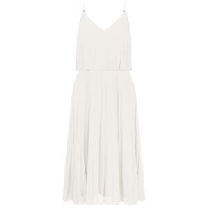 APART Fashion APART kort veckad klänning av något kornig, veckad chiffong, med blomtryck, kräm, 40 APART Fashion APART kort veckad klänning av något kornig, veckad chiffong, med blomtryck, kräm, 40