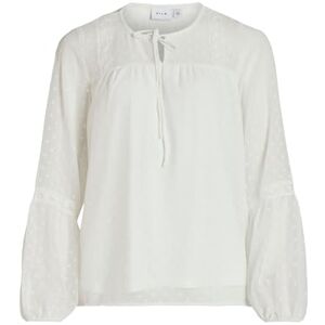 Vila Dam VIEDEE L/S TOP/SU-NOOS blus, snövit, 34, Snow White, 34 Vila Dam VIEDEE L/S TOP/SU-NOOS blus, snövit, 34, Snow White, 34