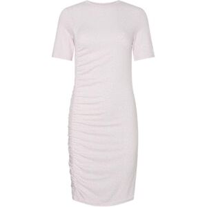 PIECES Pcelly Ss Ruching Dress Pwp JRS, Rosa-a-boo, L PIECES Pcelly Ss Ruching Dress Pwp JRS, Rosa-a-boo, L