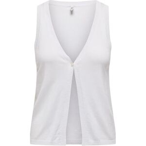ONLY Onlantonia Sl Vest Knt, Ljus vit, S ONLY Onlantonia Sl Vest Knt, Ljus vit, S