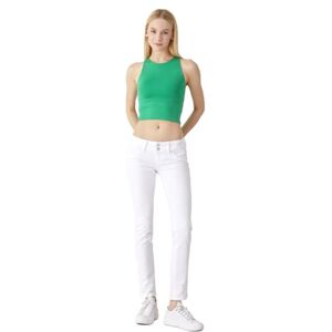 LTB Jeans – dam – Molly – Mid Waist – Slim Fit Jeans – byxor, Vit, 32W / 34L LTB Jeans – dam – Molly – Mid Waist – Slim Fit Jeans – byxor, Vit, 32W / 34L