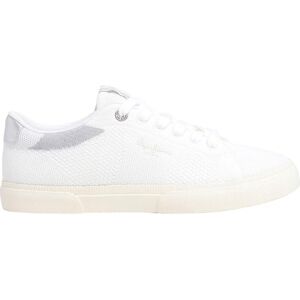 Pepe Jeans dam Kenton Knit W Sneak, Grå silver, 36 EU Pepe Jeans dam Kenton Knit W Sneak, Grå silver, 36 EU