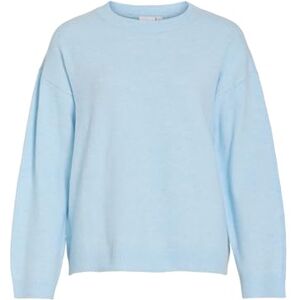 Vila Viliga L/S O-hals stickad topp – Noos, nantucket Breeze, XS Vila Viliga L/S O-hals stickad topp – Noos, nantucket Breeze, XS
