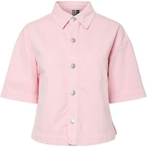 PIECES Dam Pcsky Ss A-form denim topp Noos Bc, Roseate Spoonbill, S, Roseate sked, S PIECES Dam Pcsky Ss A-form denim topp Noos Bc, Roseate Spoonbill, S, Roseate sked, S