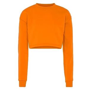 aleva dam sweatshirt, apelsin, S aleva dam sweatshirt, apelsin, S