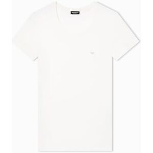 Giorgio Armani Kvinnors Essential Studs Crew Neck T-Shirt Vit L Normal FIT, Vitt, L Giorgio Armani Kvinnors Essential Studs Crew Neck T-Shirt Vit L Normal FIT, Vitt, L