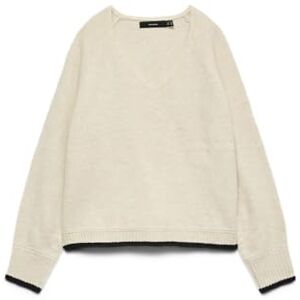 VERO MODA Vmaquarius Ls V-hals raglan tröja Bf, Björk, XS VERO MODA Vmaquarius Ls V-hals raglan tröja Bf, Björk, XS