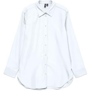 VERO MODA Vmelina Ls Shirt WVN Noos, Ljus vit, S VERO MODA Vmelina Ls Shirt WVN Noos, Ljus vit, S