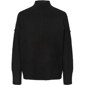 YAS BALIS LS HIGH Neck Knit S. NOOS, svart, XS YAS BALIS LS HIGH Neck Knit S. NOOS, svart, XS