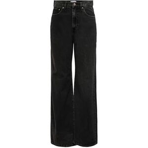 ONLY Female High Waist Jeans ONLHope Life HW, Svart denim, 32 SE ONLY Female High Waist Jeans ONLHope Life HW, Svart denim, 32 SE