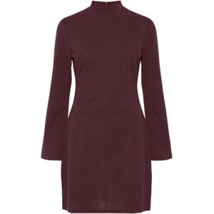 PIECES Pcpaige Reem Ls Mock Neck Dress JRS Bc, tawny port, M PIECES Pcpaige Reem Ls Mock Neck Dress JRS Bc, tawny port, M