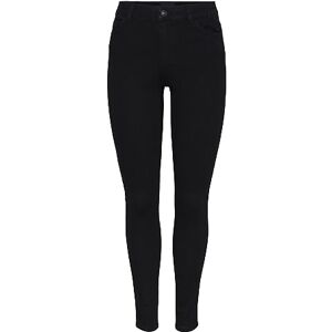 PIECES Jeansbyxor för kvinnor, Svart denim, 30 SE/XL PIECES Jeansbyxor för kvinnor, Svart denim, 30 SE/XL