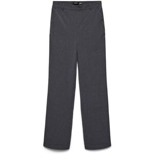 VERO MODA Damer Vmmaya Goody Mw Straight Pant Noos, Mörkgrå melange, M / 34L VERO MODA Damer Vmmaya Goody Mw Straight Pant Noos, Mörkgrå melange, M / 34L