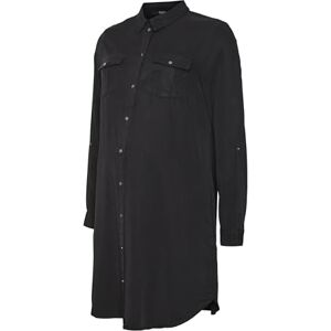 VERO MODA Maternity Vmmsigga Ls Short Dress Blck Ga Noos, svart, S VERO MODA Maternity Vmmsigga Ls Short Dress Blck Ga Noos, svart, S