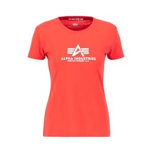 Alpha Industries New Basic Big Logo T-Shirt för kvinnor, Radiant Red, M Alpha Industries New Basic Big Logo T-Shirt för kvinnor, Radiant Red, M