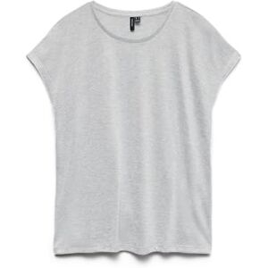 VERO MODA Vmsarah AVA Ss Top JRS Ga Noos, Ljusgrå melange, L VERO MODA Vmsarah AVA Ss Top JRS Ga Noos, Ljusgrå melange, L
