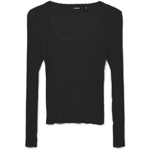 VERO MODA Vmcecilie Ls U-hals tröja Ga Noos, svart, XL VERO MODA Vmcecilie Ls U-hals tröja Ga Noos, svart, XL