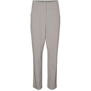 VERO MODA Dam Vmkiraloa Hr Tapered solida byxor, Ljusgrå melange, 38W x 32L VERO MODA Dam Vmkiraloa Hr Tapered solida byxor, Ljusgrå melange, 38W x 32L