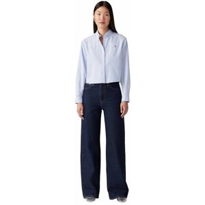 Levi's Ribcage breda ben jeans för kvinnor, Skuggad vy, 24W / 30L Levi's Ribcage breda ben jeans för kvinnor, Skuggad vy, 24W / 30L