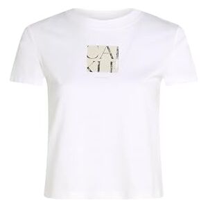 Calvin CK JEANS dam FRONT FOTO GRAFHIC BABY TEE J20J225260, vit (lysande vit), M, Vit (lysande vit), M Calvin CK JEANS dam FRONT FOTO GRAFHIC BABY TEE J20J225260, vit (lysande vit), M, Vit (lysande vit), M