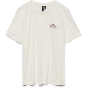 VERO MODA dam Vmfrigga Paulina Ss Top Box JRS Ga, Snövit, S VERO MODA dam Vmfrigga Paulina Ss Top Box JRS Ga, Snövit, S