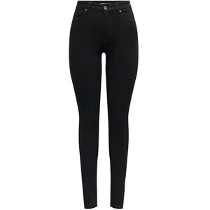 ONLY Onllulu Hw Skinny Push Up Mas070 Bf DNM, Svart denim, S / 32L ONLY Onllulu Hw Skinny Push Up Mas070 Bf DNM, Svart denim, S / 32L