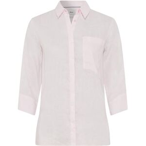 Brax Style Vicki blus av linne med dold knappslå, 48 rosenkvarts, 36 Brax Style Vicki blus av linne med dold knappslå, 48 rosenkvarts, 36