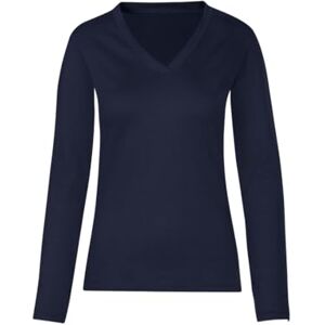 Trigema 5028031 långärmad T-shirt, vit, svart, marinblå, mörklila, S dam, Vit, svart, marinblå, mörklila, S Trigema 5028031 långärmad T-shirt, vit, svart, marinblå, mörklila, S dam, Vit, svart, marinblå, mörklila, S