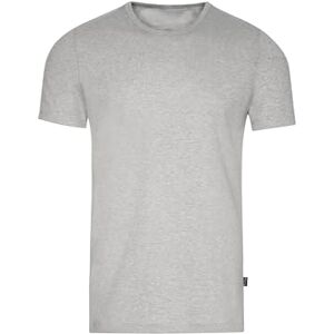 Trigema T-shirt i bomull/elastan, Gråmelerad, M Trigema T-shirt i bomull/elastan, Gråmelerad, M