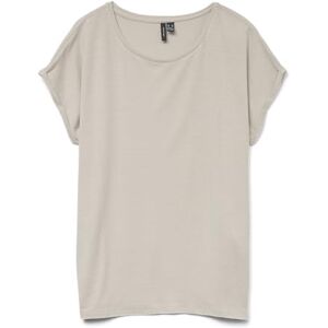 VERO MODA dam Vmlava Plain Ss Top Stripe Ga T-shirt, Havrej/ränder: guld Lurex, XS VERO MODA dam Vmlava Plain Ss Top Stripe Ga T-shirt, Havrej/ränder: guld Lurex, XS