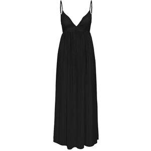 ONLY Onlsadia Life Strap Bow Maxi Dress WVN, svart, XS ONLY Onlsadia Life Strap Bow Maxi Dress WVN, svart, XS