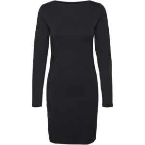 VERO MODA VMPANDA MODAL LS Short Dress JRS NOOS, svart, XS VERO MODA VMPANDA MODAL LS Short Dress JRS NOOS, svart, XS