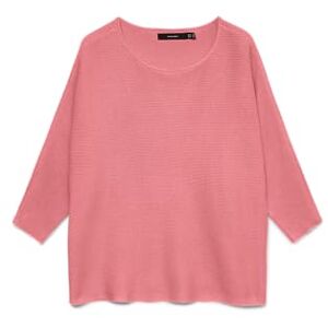 VERO MODA Vmnora 3/4 Boatneck blus Noos, Korall paradis, XL VERO MODA Vmnora 3/4 Boatneck blus Noos, Korall paradis, XL