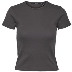 VERO MODA VMCHLOE SS Short TOP GA JRS NOOS, asfalt, M VERO MODA VMCHLOE SS Short TOP GA JRS NOOS, asfalt, M