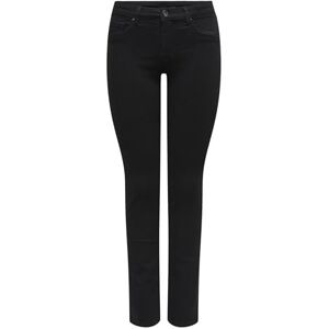 ONLY Onlsui Mid Slim DNM PIM, Tvättad svart, S / 32L ONLY Onlsui Mid Slim DNM PIM, Tvättad svart, S / 32L