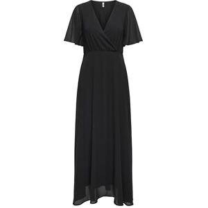 ONLY Onlstar Life S/S Mia Maxi Dress Ptm, svart, XS ONLY Onlstar Life S/S Mia Maxi Dress Ptm, svart, XS