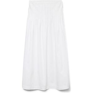 VERO MODA dam Vmdisla Mw Long Skirt WVN Btq, Ljus vit, S VERO MODA dam Vmdisla Mw Long Skirt WVN Btq, Ljus vit, S