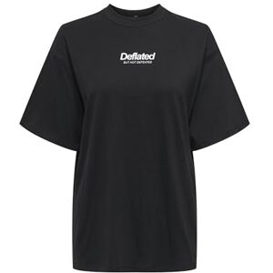 ONLY Onlcassandra Life S/S Always Top Box JRS, svart, S ONLY Onlcassandra Life S/S Always Top Box JRS, svart, S