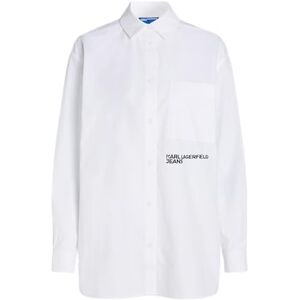 KARL LAGERFELD JEANS , Dam, Relaxed Shirt, Relaxed Fit, Vit, M KARL LAGERFELD JEANS , Dam, Relaxed Shirt, Relaxed Fit, Vit, M